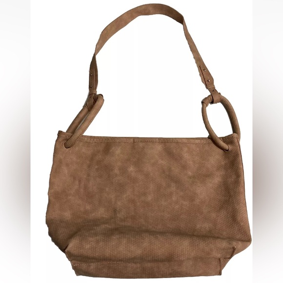 Anthropologie Suede Tan Tie Dye Purse & Bag! - Picture 5 of 14